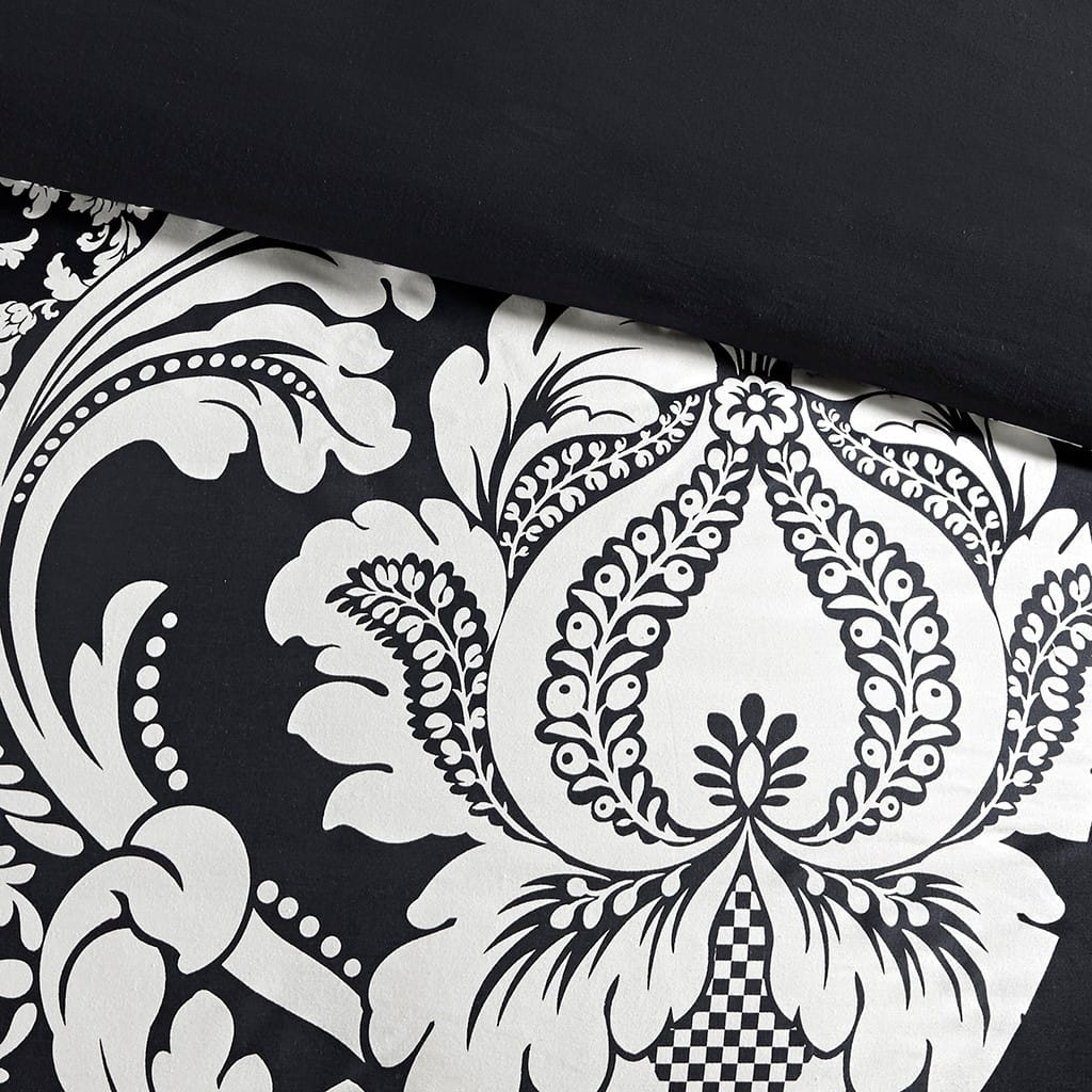 King Size Multicolor Damask Duvet Cover Set - Stylish & Comfortable