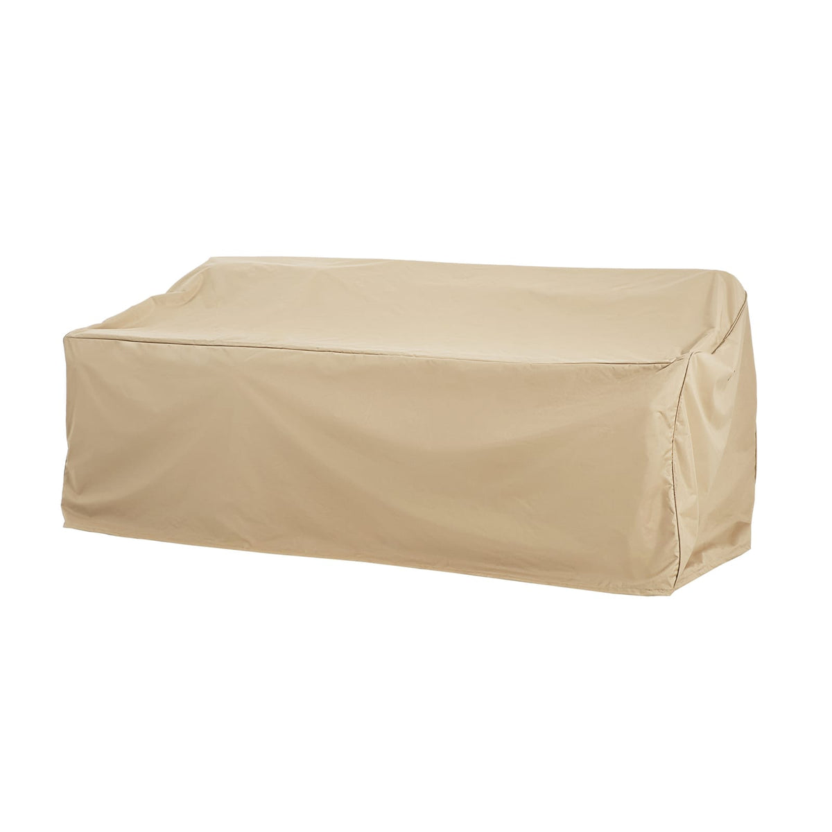 Beige 3-Seater Patio Sofa Cover - Weather Resistant Fabric