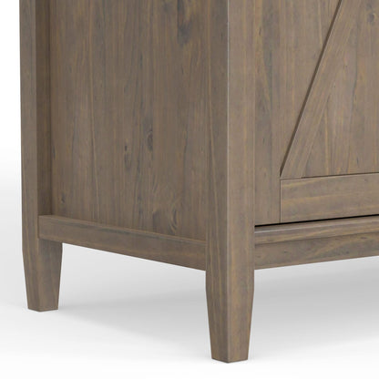 Dark Brown Wood Bed Frame with Storage for Bedroom