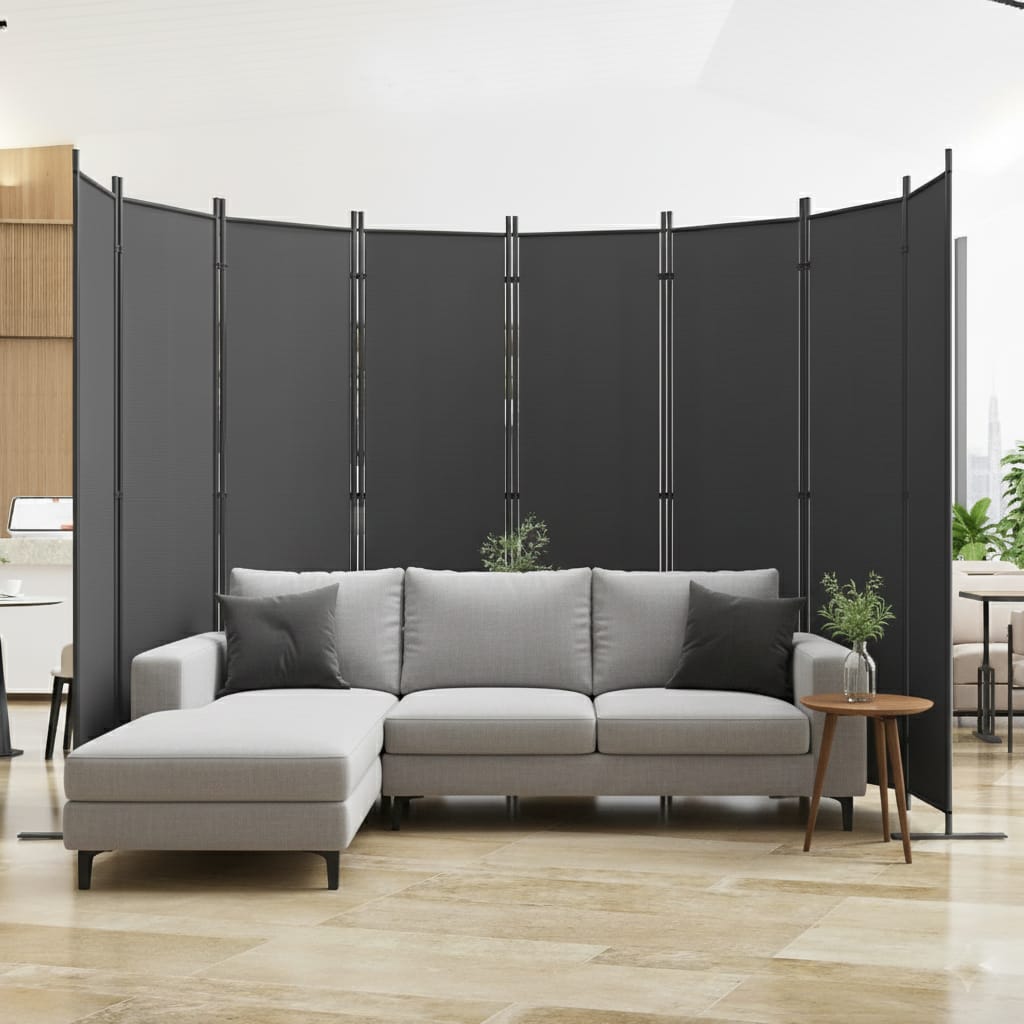 8-Panel Privacy Screen - 159" Wide Room Divider