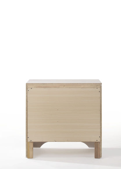 Naima White Nightstand - Compact Storage for Bedroom