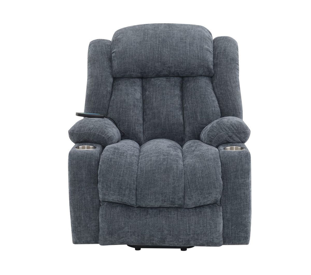 Blue Power Lift Recliner - Heating & Massage Comfort