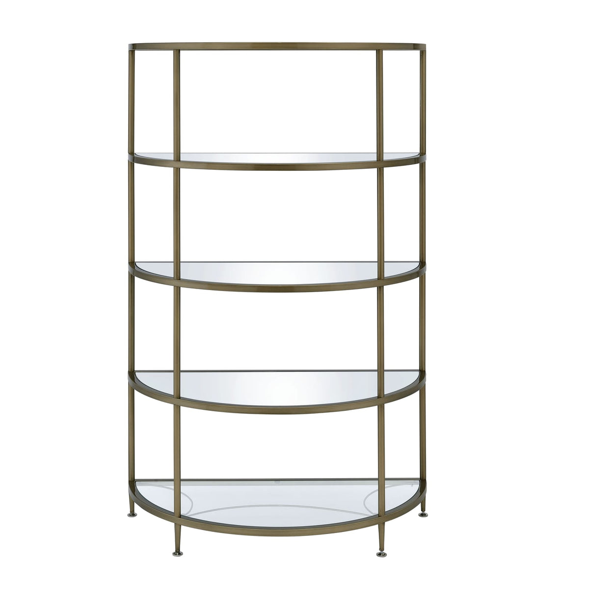 ADITYA Mirrored RACK - 5 Tier Shelves Display Unit