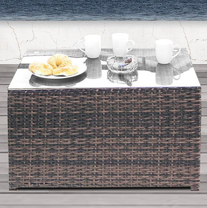 Large Brown Coffee Table - Modern Dining Room Furniture