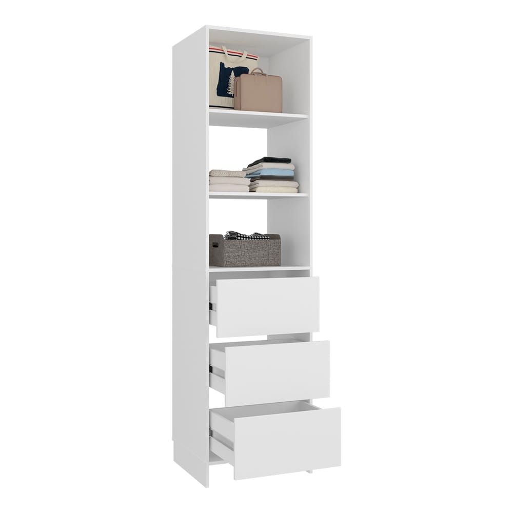 White 84" Wide Dresser - Engineered Wood
