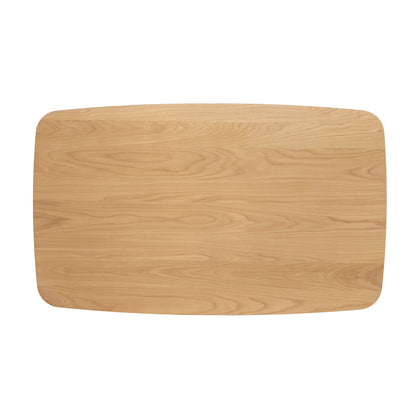 Natural Solid Wood Dining Table - Mid-Century Style