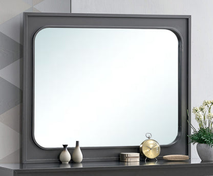 Wenge Mirror - Modern Vanity Mirror 45" x 36"