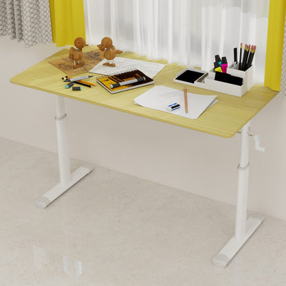 Adjustable Study Desk - Z-Shape, Poplar Wood