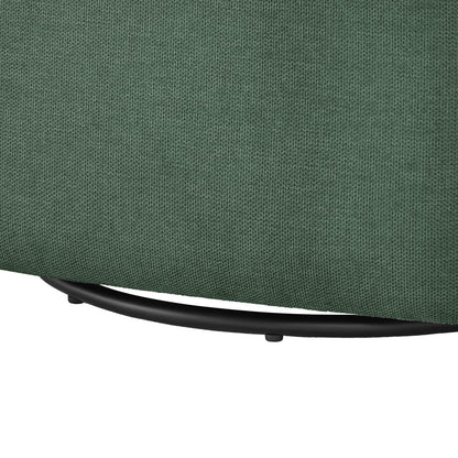 Green Swivel Barrel Accent Chair for Living Room or Guest Use