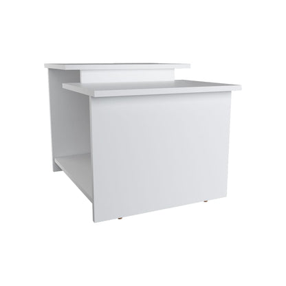 Sedalia Coffe Table - White Engineered Wood, Living Room Storage