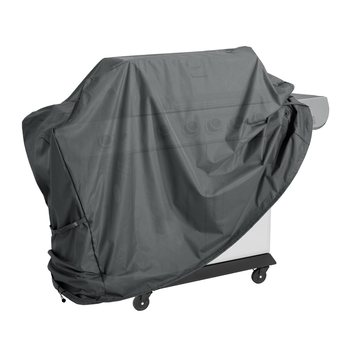 Dark Gray BBQ Grill Cover - Patio Outdoor Protection