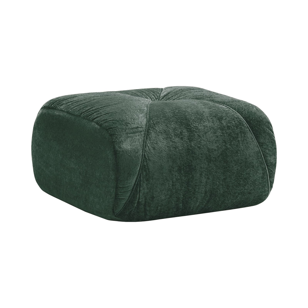 Green Velvet Ottoman - 30.71" Modern Sofa for Living Room