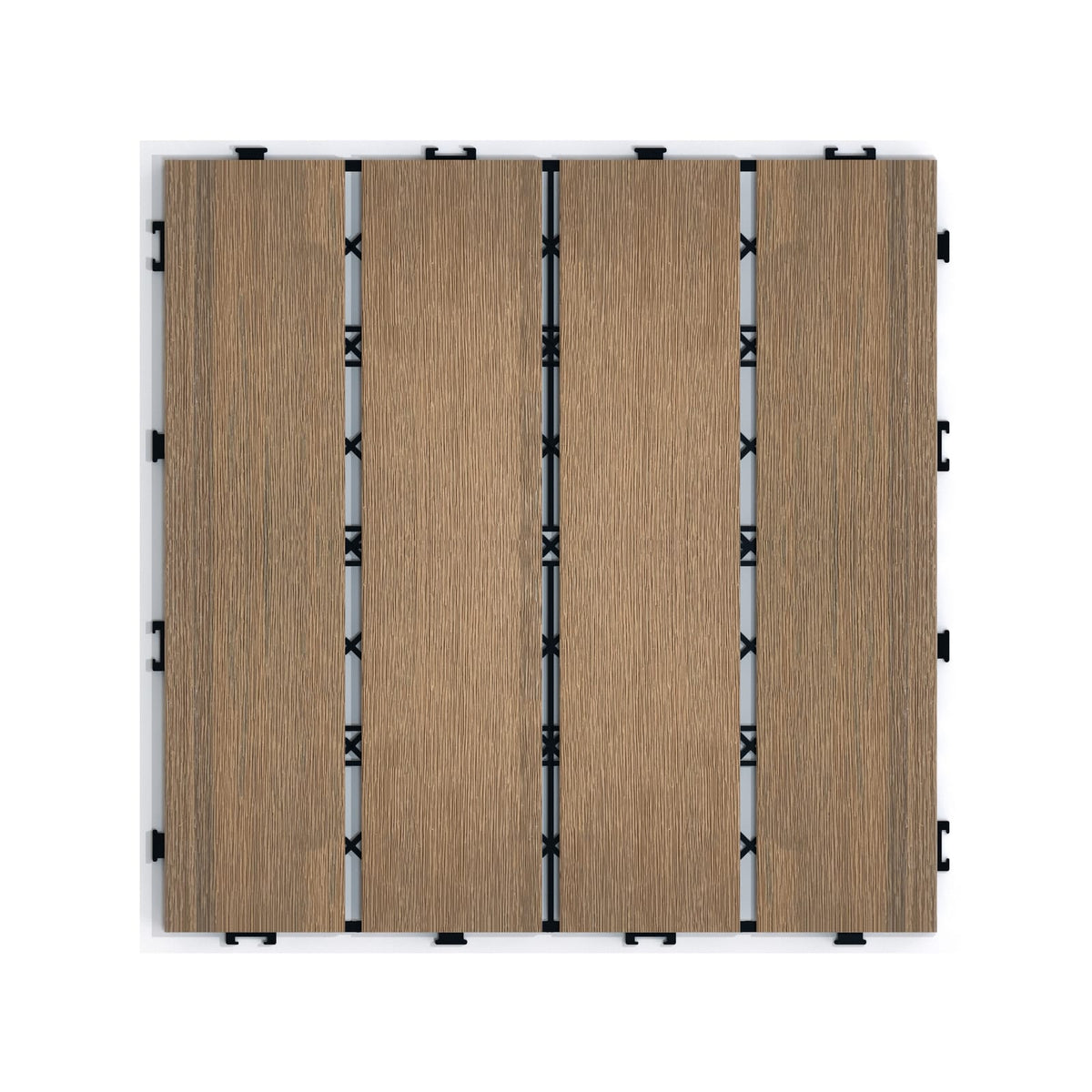 Oak WPC Deck Tiles for Garden and Poolside Decks | Outdoor Flooring