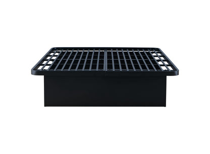 Queen Black Metal Bed Frame - Modern Bedroom Base