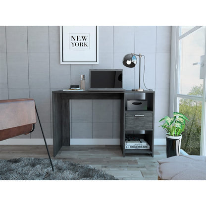 Oak Writing Desk with 1 Drawer - Home Office Storage