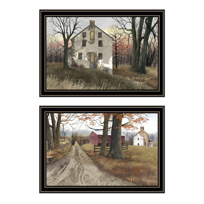 Trendy Framed Wall Art - Old Mill & Road Home Decor