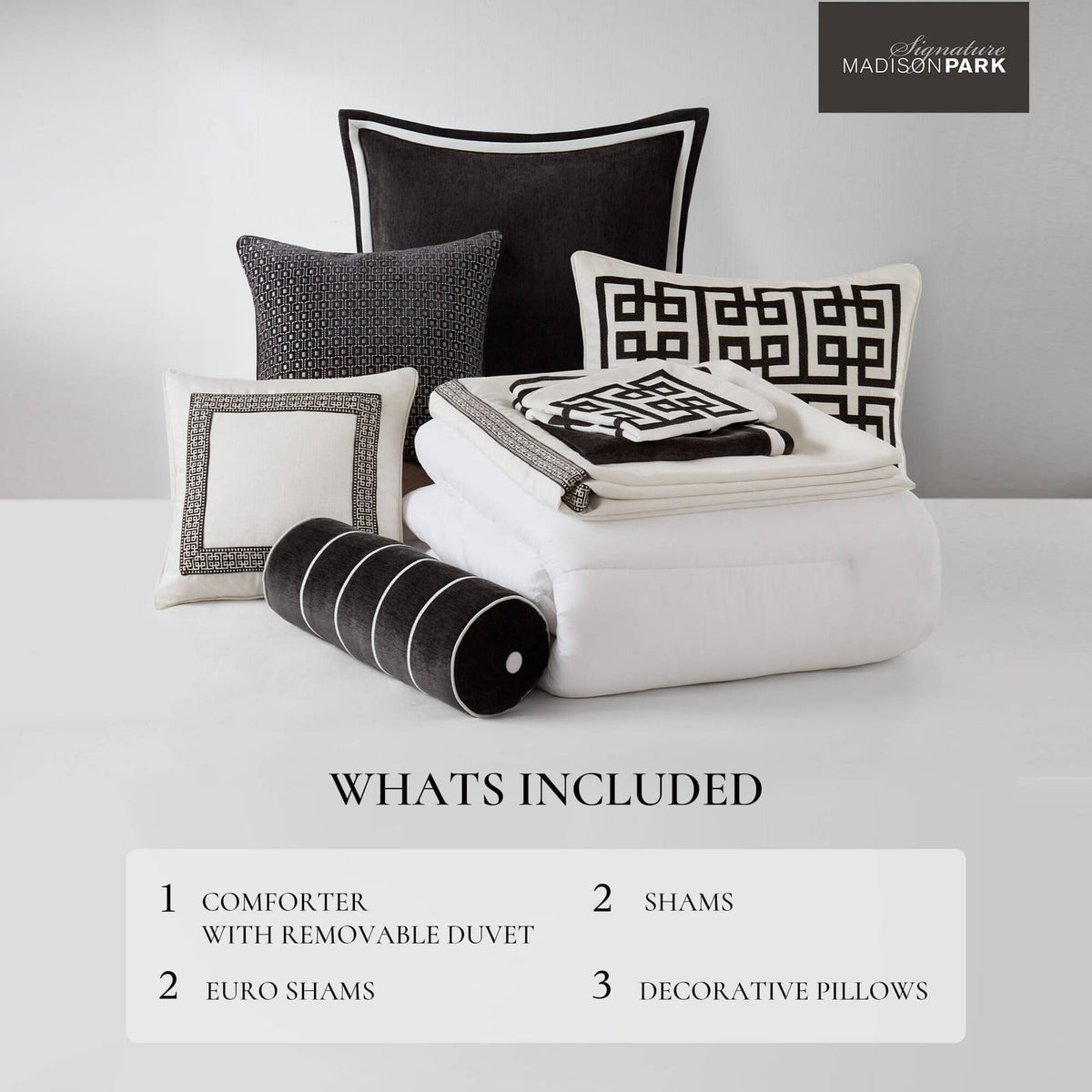 Queen Embroidery Comforter Set - Multicolor Polyester