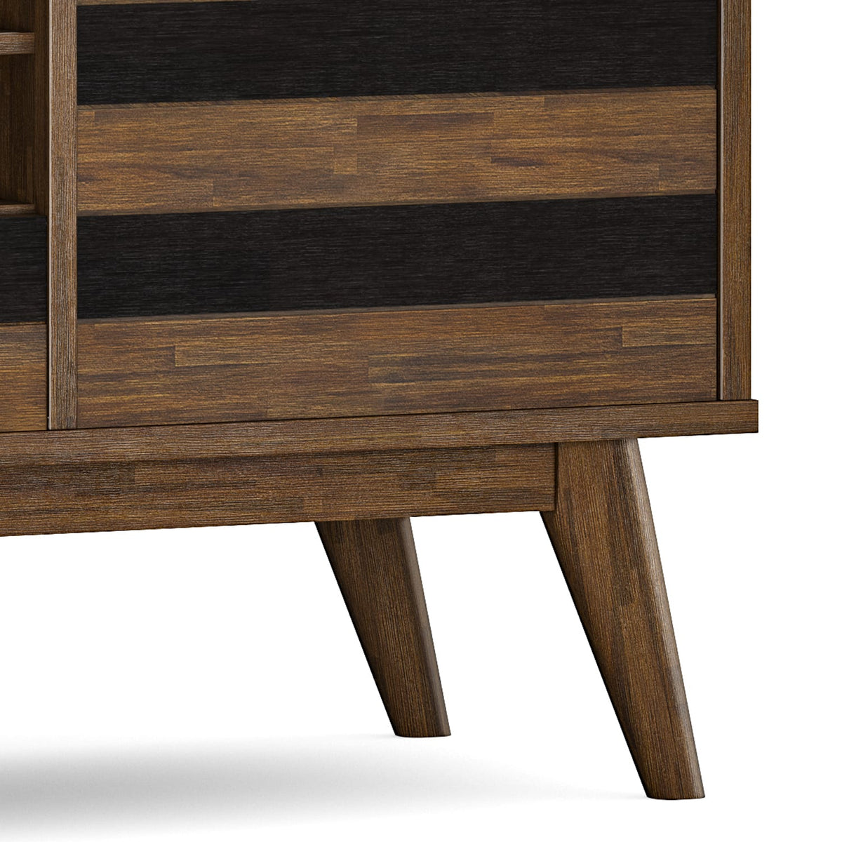 60 inch Acacia Wood Sideboard with Wine Storage for Dining Room