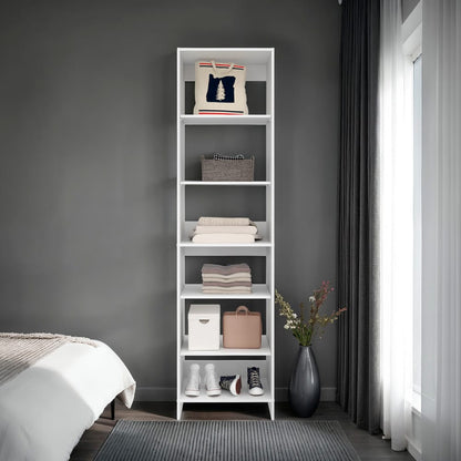 White Maplewood Closet Slim Dresser - 84.1" Tall for Bedroom
