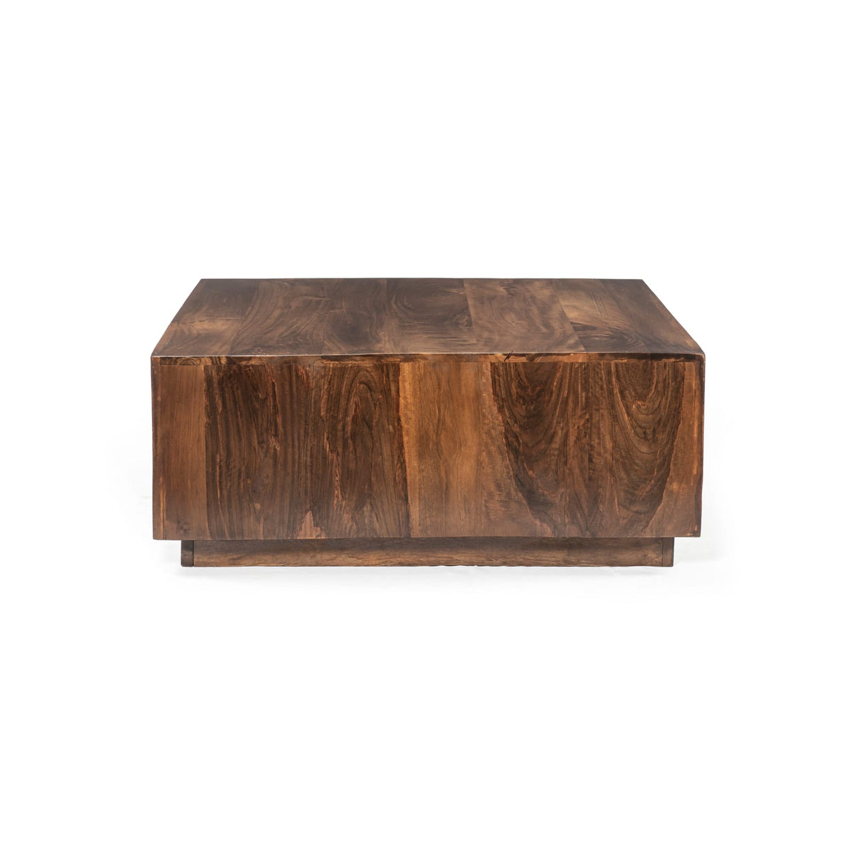 Brown Solid Wood Coffee Table - 14.96 x 37.40