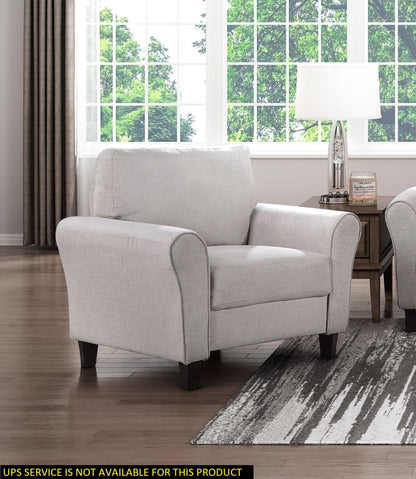 Desert Sand Fabric Accent Chair - 37" Primary Living Space