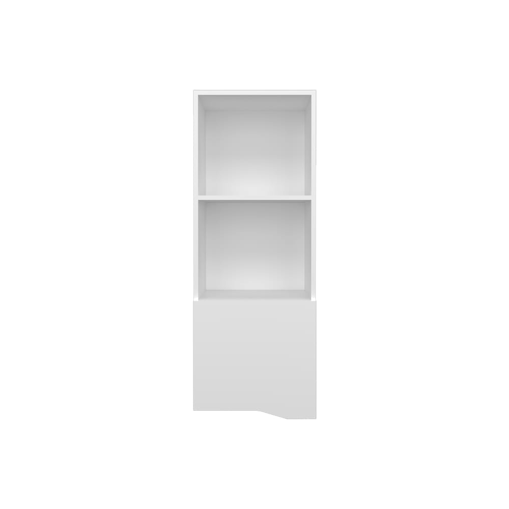 White Engineered Wood Wall Cabinet - 13.4" x 16.1" for Living Room