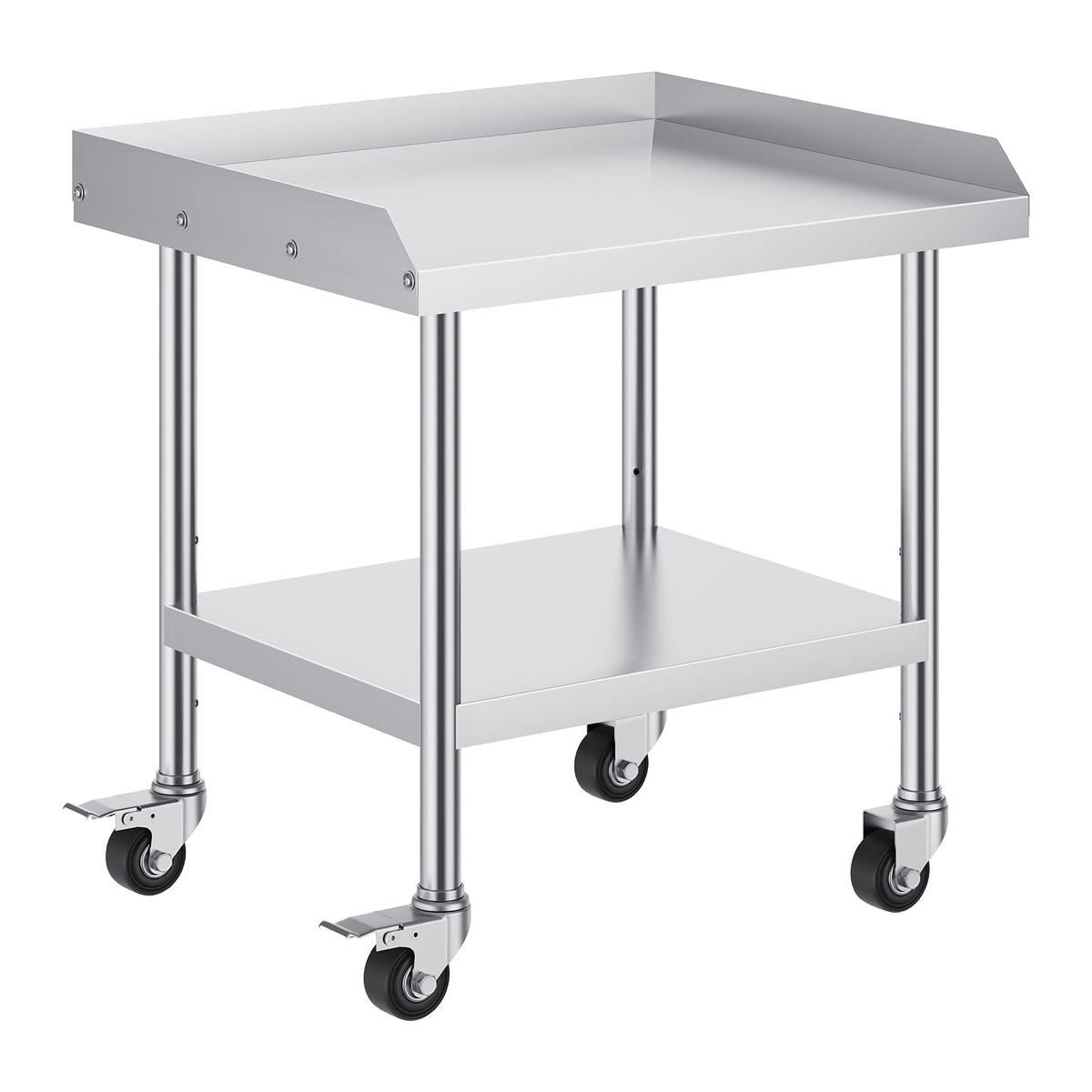 24 x 28 Inch Stainless Steel Work Table - Silver