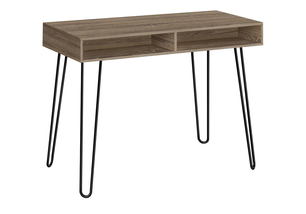 Taupe Computer Desk with Storage Drawers - 40" L