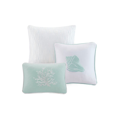 Aqua King/Cal Bedding Set - Cotton Comforter