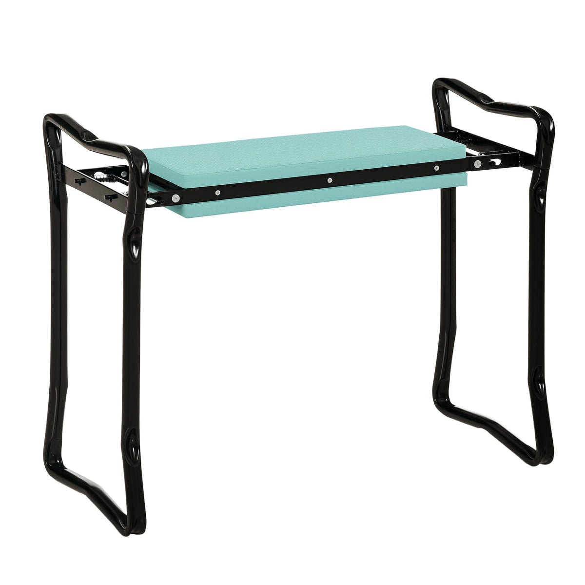 Garden Kneeler & Seat Bench - Multi-Color Steel Folding Pad