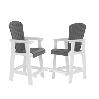 HDPE Patio Seating Set of 2 for Your Garden and Poolside Area