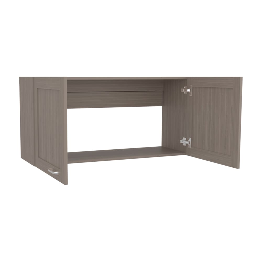 Living Room Beige Engineered Wood Wall Cabinet - 12 x 39.4 x 19.3", Kitchen Storage