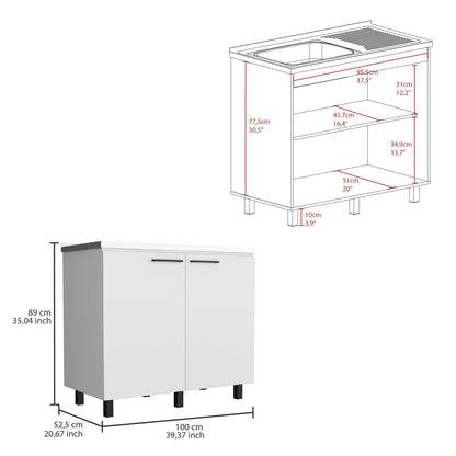 White Particle Board Storage Cabinet for Bedroom or Guest Room for Living Room