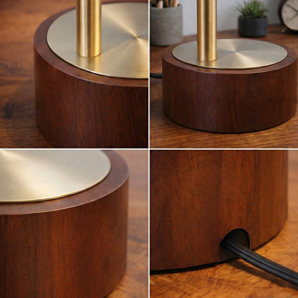 Modern Classic Desk Lamp - Bronze Metal Table Light