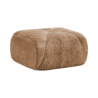 Camel Velvet Ottoman - 30.71" Sofa with Cloud-Like Comfort for Living Room