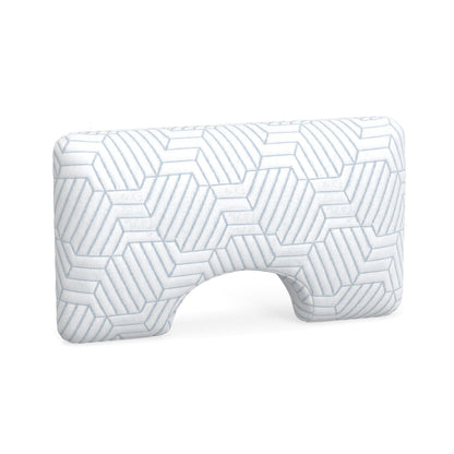 Fria Dream Curve Pillow - White+Blue Cooling Comfort