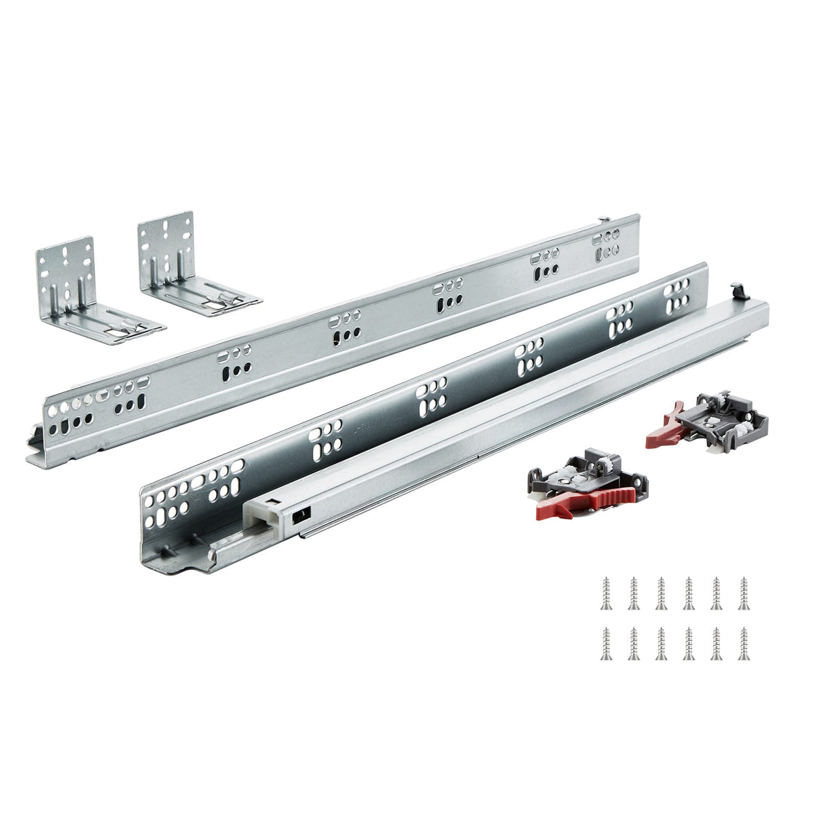 Heavy Duty Drawer Slides 21 Inch Steel Full Extension Soft Close