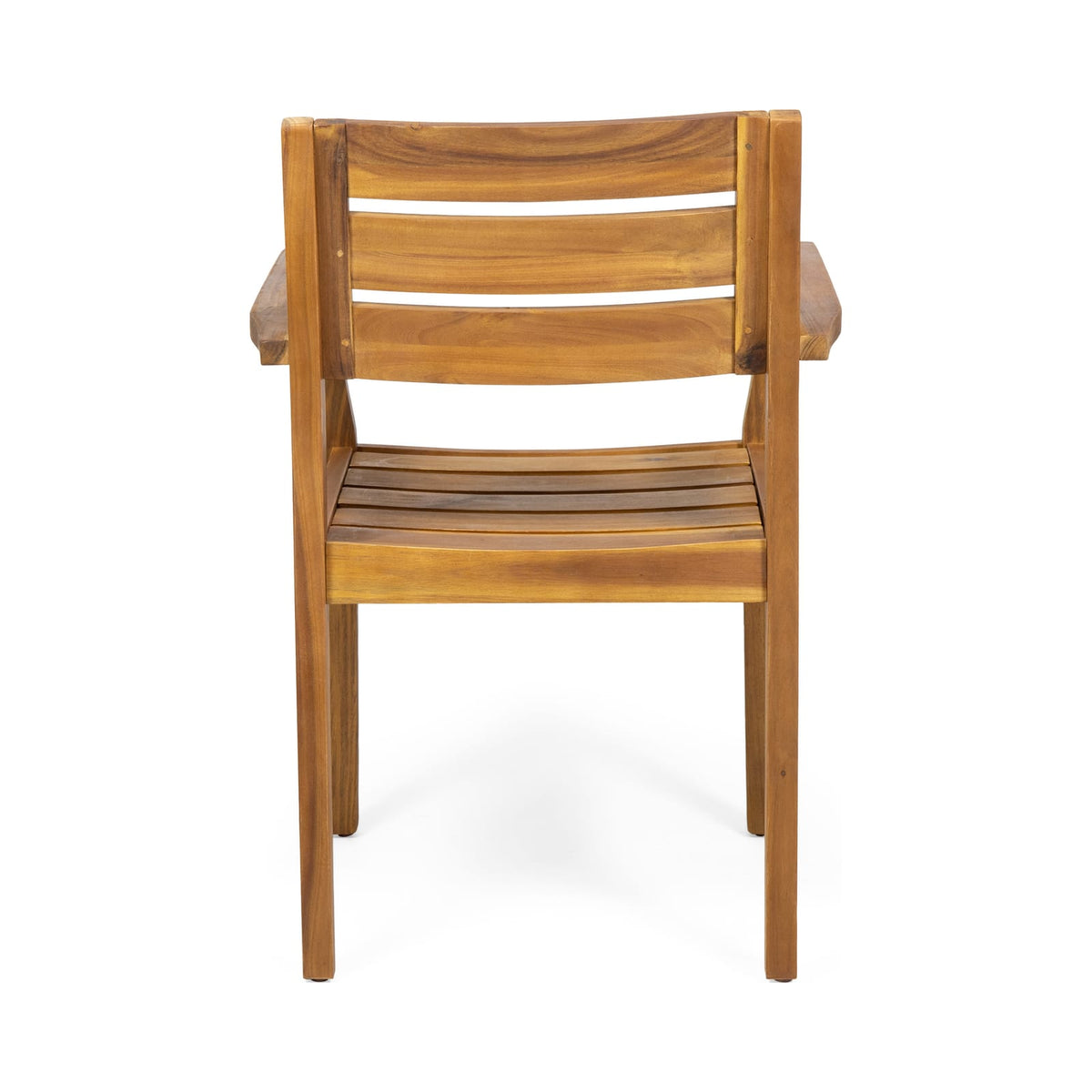 Teak Acacia Wood Dining Set - 6 Seat Patio Table