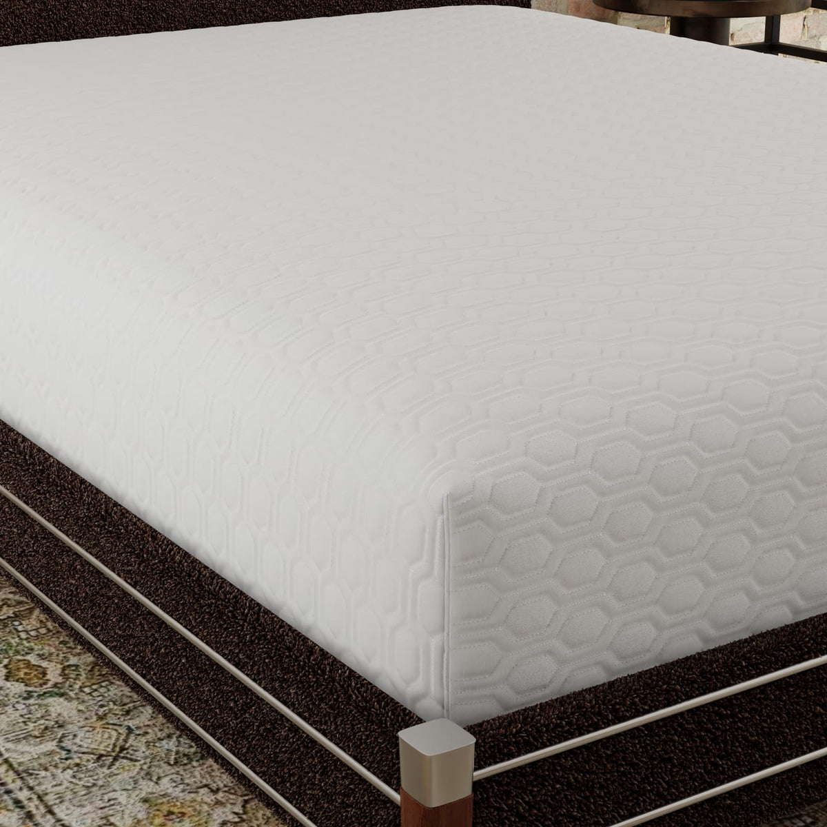 Ice Ultra Cool Nylon Mattress Protector Twin - White