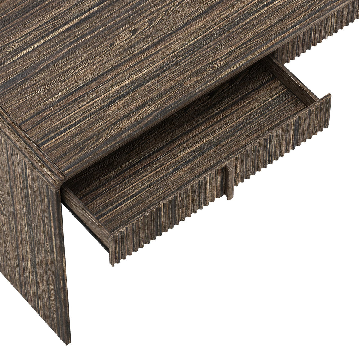 Dark Walnut Office Desk - 60" Computer Workstation