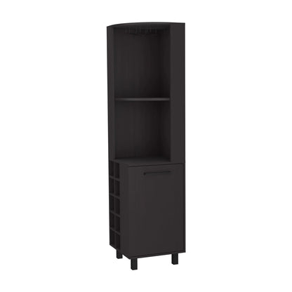 Wengue Corner Bar Cabinet - Storage & Style