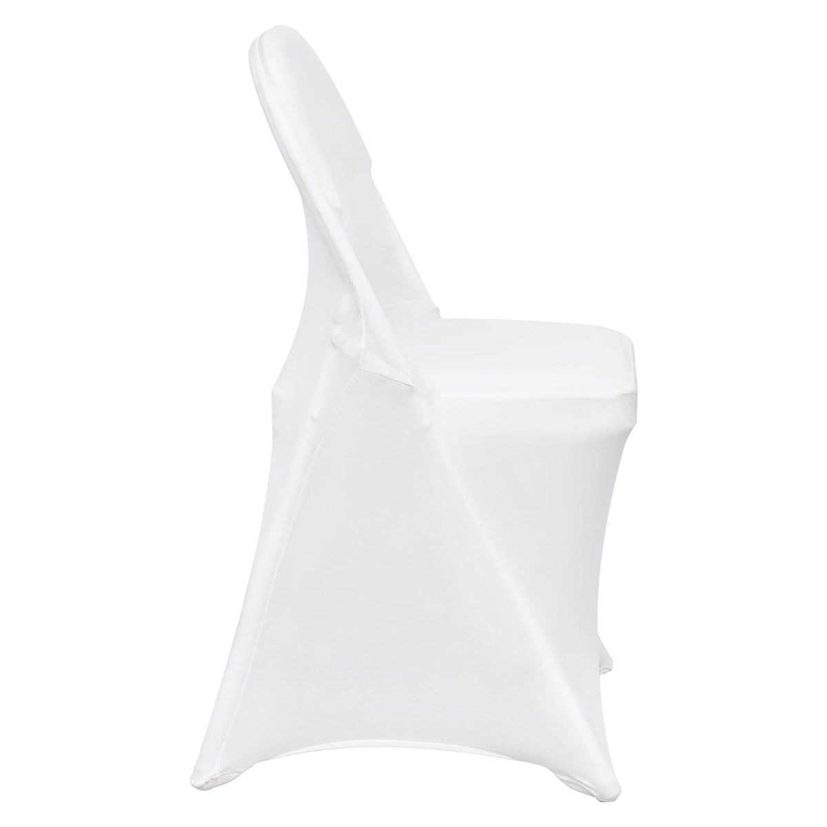 White Polyester Blend Chair Covers - 30 Pack