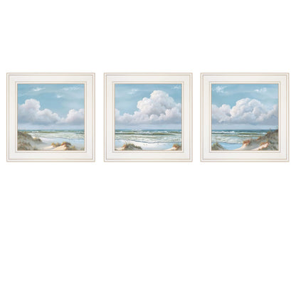 Multicolor Paper Wall Art Trio Framed Decorative Vignette for Bedroom Decor