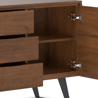 Lowry 60 inch Wide Sideboard Buffet in Walnut Veneer